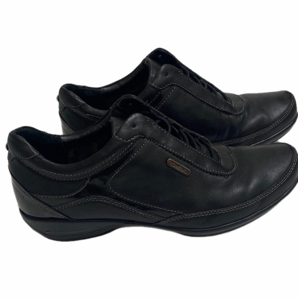 Aetrex Holly Women’s comfort lace up black Leather oxfords size 10